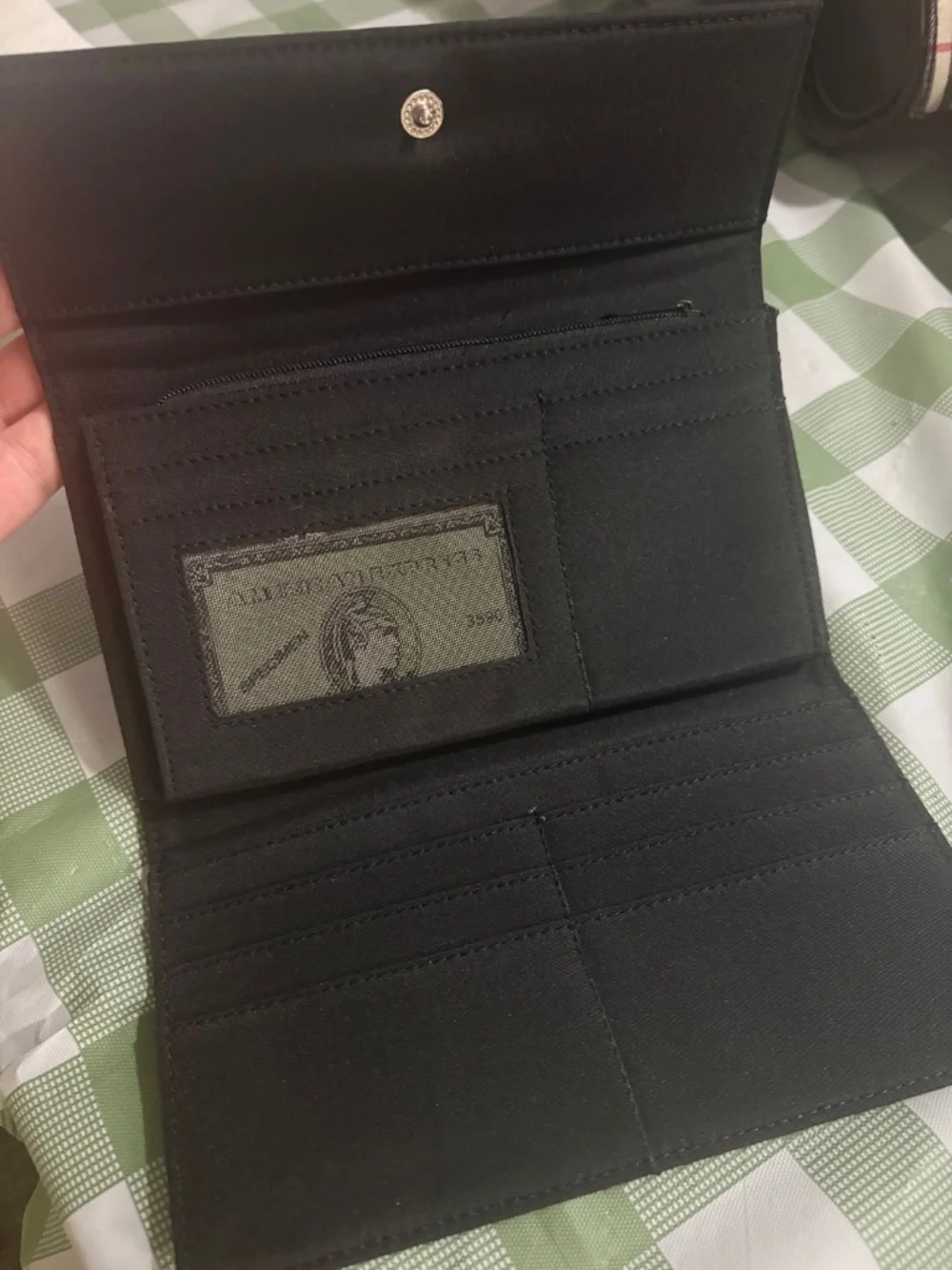 Vintage Prada trifold nylon wallet